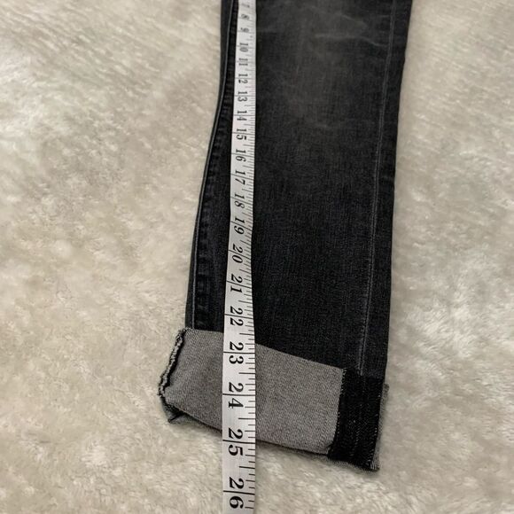 Joes Jeans Womens Size 28 Capri Pants Roll Up Stretch Dark Gray Denim‎ Mid Rise - Picture 5 of 9